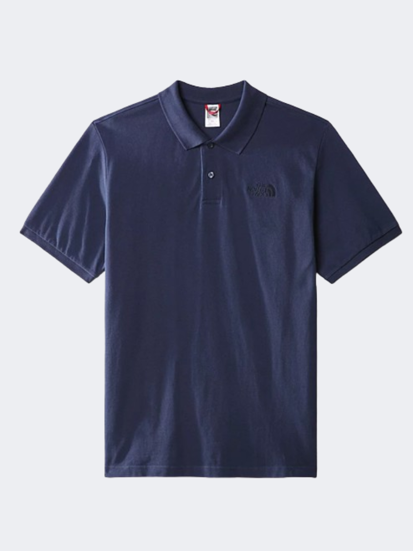 The North Face Piquet Men Lifestyle Polo Short Sleeve Summit Navy