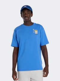 New Balance Fish And Chips Men Lifestyle T-Shirt Blue Bird