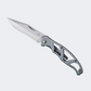 Gerber Paraframe Mini Stainless Steel Folding Clip Camping Knife Silver