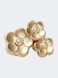 Crocs Floral Cluster Unisex Lifestyle Pins Gold