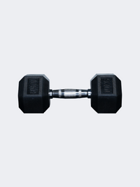 Irm-Fitness Factory Hex Rubber Dumbbell 10 Kg Fitness Weights Black
