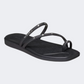 Crocs Miami Studded Toe Loop Women Lifestyle Slippers Black