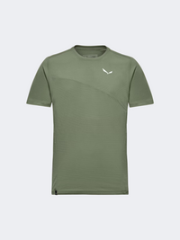 Salewa Puez Sporty Dry Men Hiking T-Shirt Faded Green