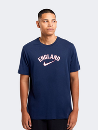 Nike England Wordmark Men Football T-Shirt Obsidian
