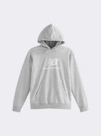 New Balance Sport Essentials French Terry Logo Men Lifestyle Hoody Athletic Grey