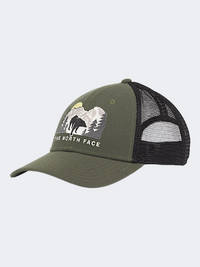 The North Face Embroidered Mudder Trucker Unisex Lifestyle Cap New Taupe Green