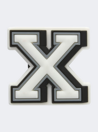 Crocs Letter X Unisex Lifestyle Pins White/Grey
