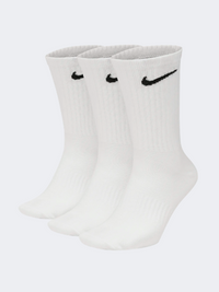 Nike Everyday Ltwt Crew  Unisex Lifestyle Sock White/Black