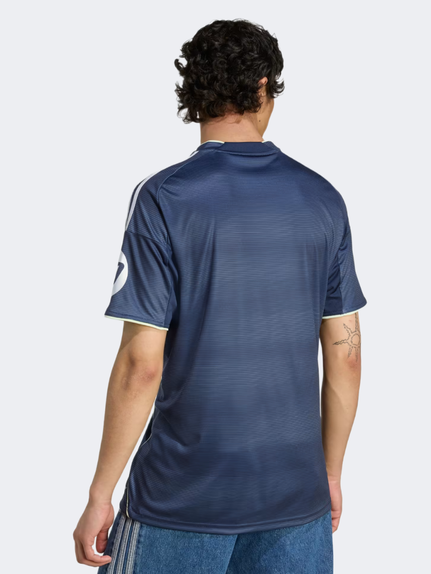 Adidas Real Madrid 25/26 Away Jersey Men Football T-Shirt Legend Ink