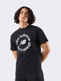 New Balance Sport Seasonal Graphic Men Lifestyle T-Shirt Black