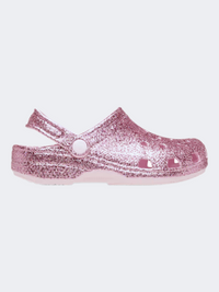 Crocs Classic Chunky Glitter Infant Lifestyle Clog Pink Milk