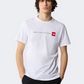 The North Face Never Stop Exploring Men Lifestyle T-Shirt White/Black/Red