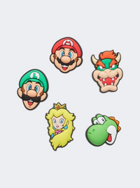 Crocs Super Mario 5 Pack Unisex Lifestyle Pins Multicolor