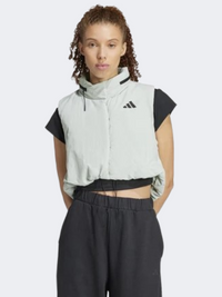 Adidas City Escape Cropped Women Sportswear Vest Silver