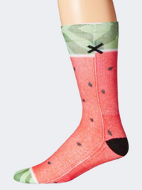 Odd Sox Watermelon Unisex Lifestyle Sock Black/Red/Green