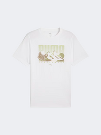 Puma Graphics Mountain Men Lifestyle T-Shirt White