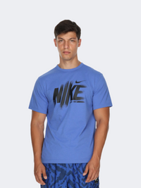 Nike Df Uv Hyverse Gfx Men Training T-Shirt Blue/Black