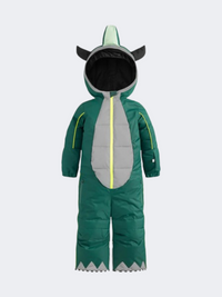 Weedo Mondo Monster Kids Skiing Overall Silver/Green