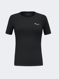 Salewa Puez Sporty Dry Women Hiking T-Shirt Black