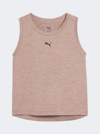 Puma Cloudspun Women Training Tank Sandstone Heather