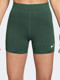 Nike Sportswear 5 Onch High-Rise Women Lifestyle Short Green/Sail
