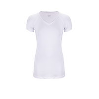 TopTen Polyester Short Sleeve Women Lifestyle T-Shirt White 2398