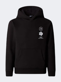 The North Face Flower Graphic Relaxed Girls Lifestyle Hoody Black