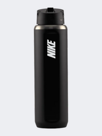 Nike Recharge Stainless Steel Straw Unisex Training Waterbottle Black/White