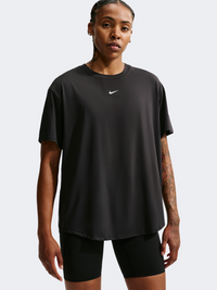 Nike One Tie Back Women Training T-Shirt Black/White