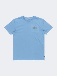 Billabong Crayon Wave Boys Lifestyle T-Shirt Sky Blue