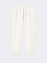 Erke Knitted Cropped Women Lifestyle Pant Glacier White