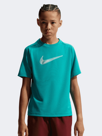 Nike Df Multi Short Sleeve Boys Training T-Shirt Energy/White