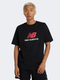 New Balance Athletics Logo Men Lifestyle T-Shirt Black