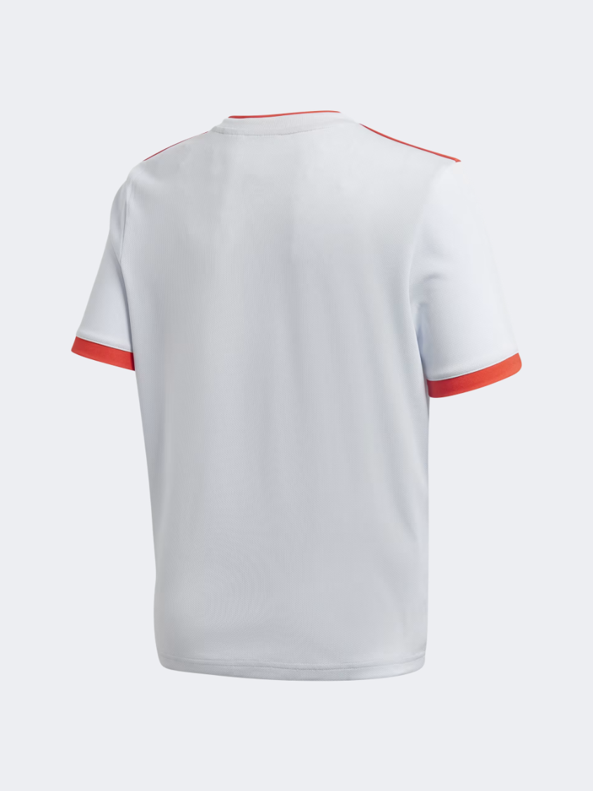 Adidas Spain Away Jersey 2012 Men Football T-Shirt Halo Blue/Bright Red