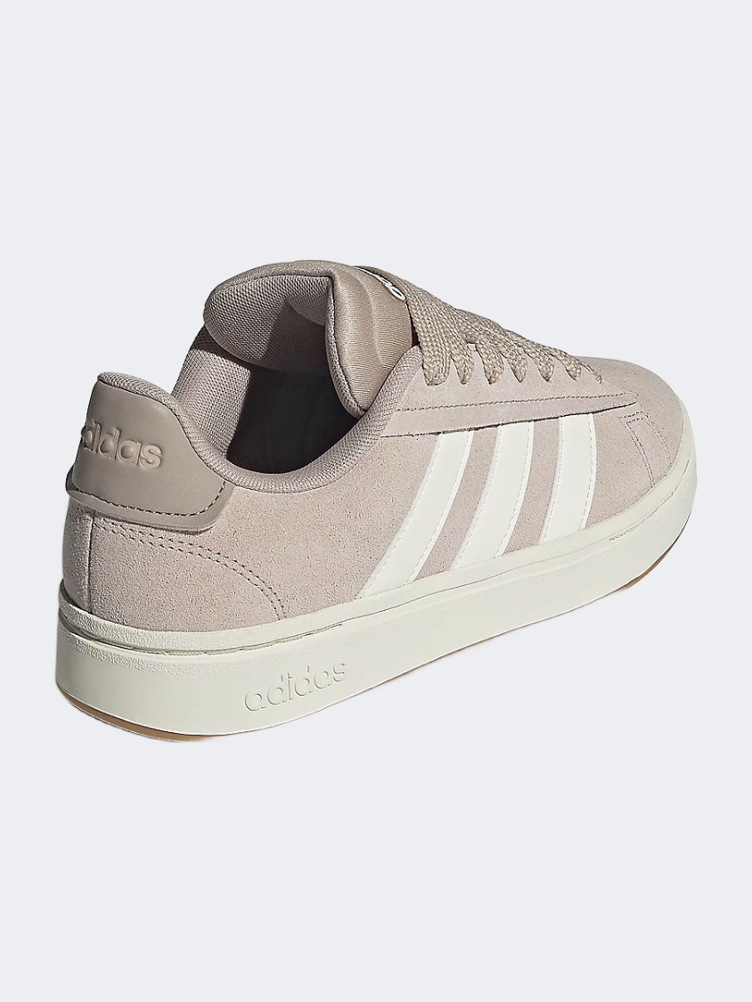 Adidas Grand Court Alpha Women Sportswear Shoes Beige/Off White