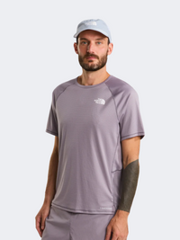 The North Face Sunriser Men Trail Running T-Shirt Transcendent Grey