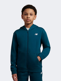 New Balance French Terry Small Logo Full Zip Kids-Boys Lifestyle Hoody Streamsong