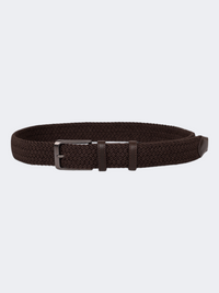 Oil & Gaz Stylish Men Lifstyle Herringbone Weave Belt Brown