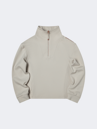 Erke Pullover Women Training Sweatshirt Light Blue Gray