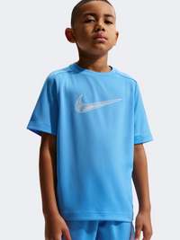 Nike Multi Dri-Fit Boys Training T-Shirt Blue/White