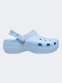 Crocs Classic Platform Pearl Clog Women Lifestyle Blue Calcite