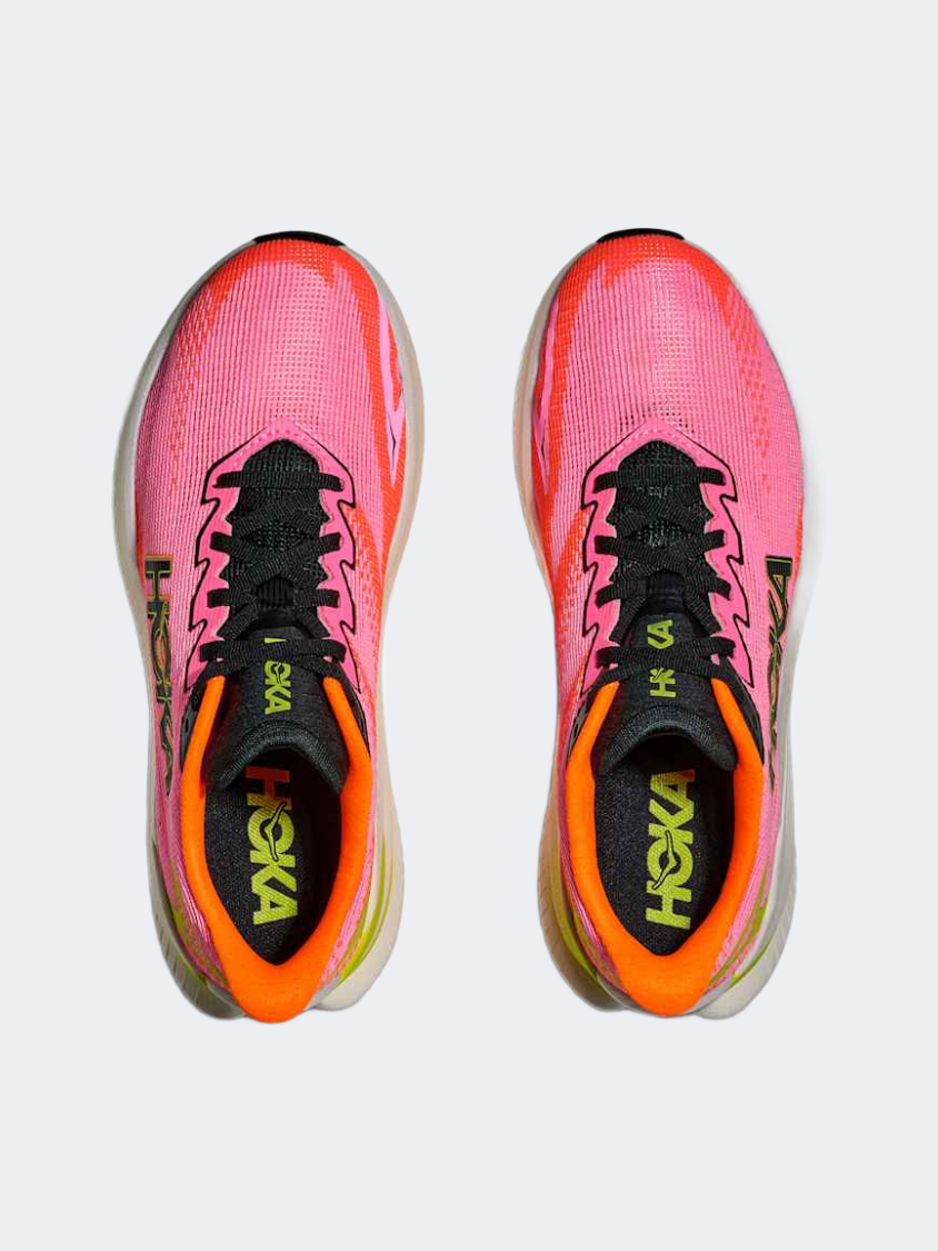 Hoka Mach X 3 Women Running Shoes Neon Rose