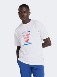 New Balance Athletics Relaxed Choice Men Lifestyle T-Shirt White