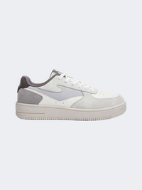 Erke Skateboard Women Lifestyle Shoes Light Grey/White