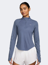 Nike Tempo Df Flash Half Zip Women Running Long Sleeve Indigo/Silver