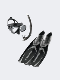 Cressi Pluma Swimming Set Black