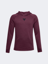 Under Armour Pjt Rock Cc Fleece Kids Training Hoody Dark Red