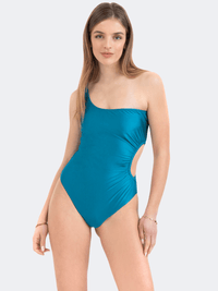 Pretty Me Olivia Women Beach Monokini Blue Niagara