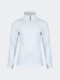 Oil&Gaz Warm Men Skiing 1/4 Zip Fleece White