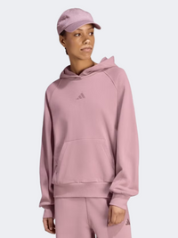 Adidas Kit Small Logo Women Sportswear Hoody Magic Mauve